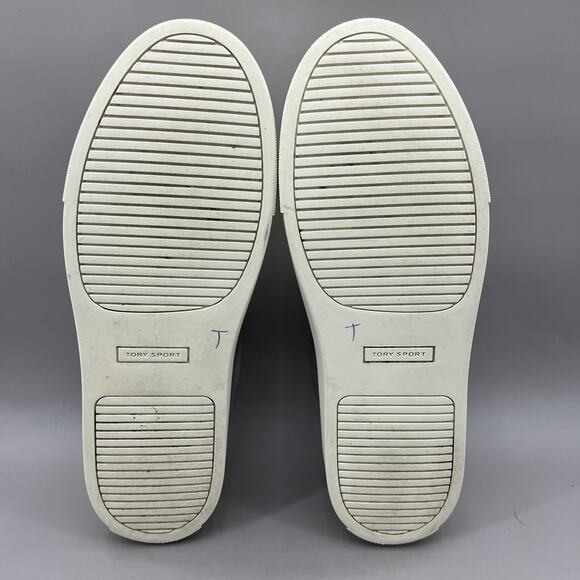 Tory Burch Gray and Silver Athletic Shoes with Sleek Design - Picture 7 of 12